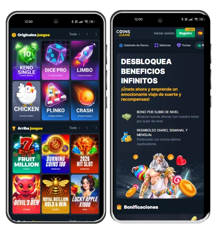 coinsgame casino movil